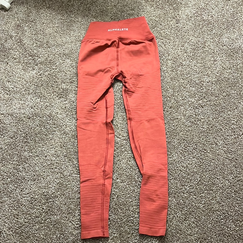 S Alphalete Pink OG Revival Leggings